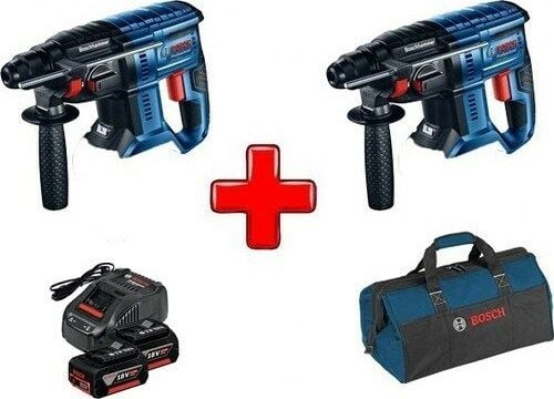 Bosch Gbh 180-LI Kırıcı Delici + Bosch Gbh 180-LI Kırıcı Delici 18V 5.0AH Çift Akülü + Bez Çanta