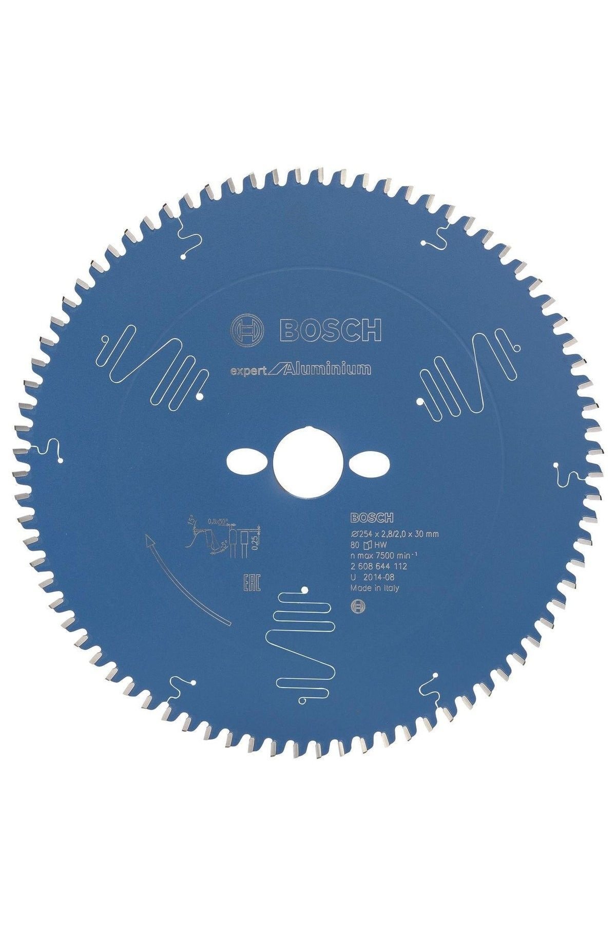 Bosch Expert Serisi Alüminyum Için 254*30 Mm 80 Diş Daire Testere Bıçağı - 2608644112