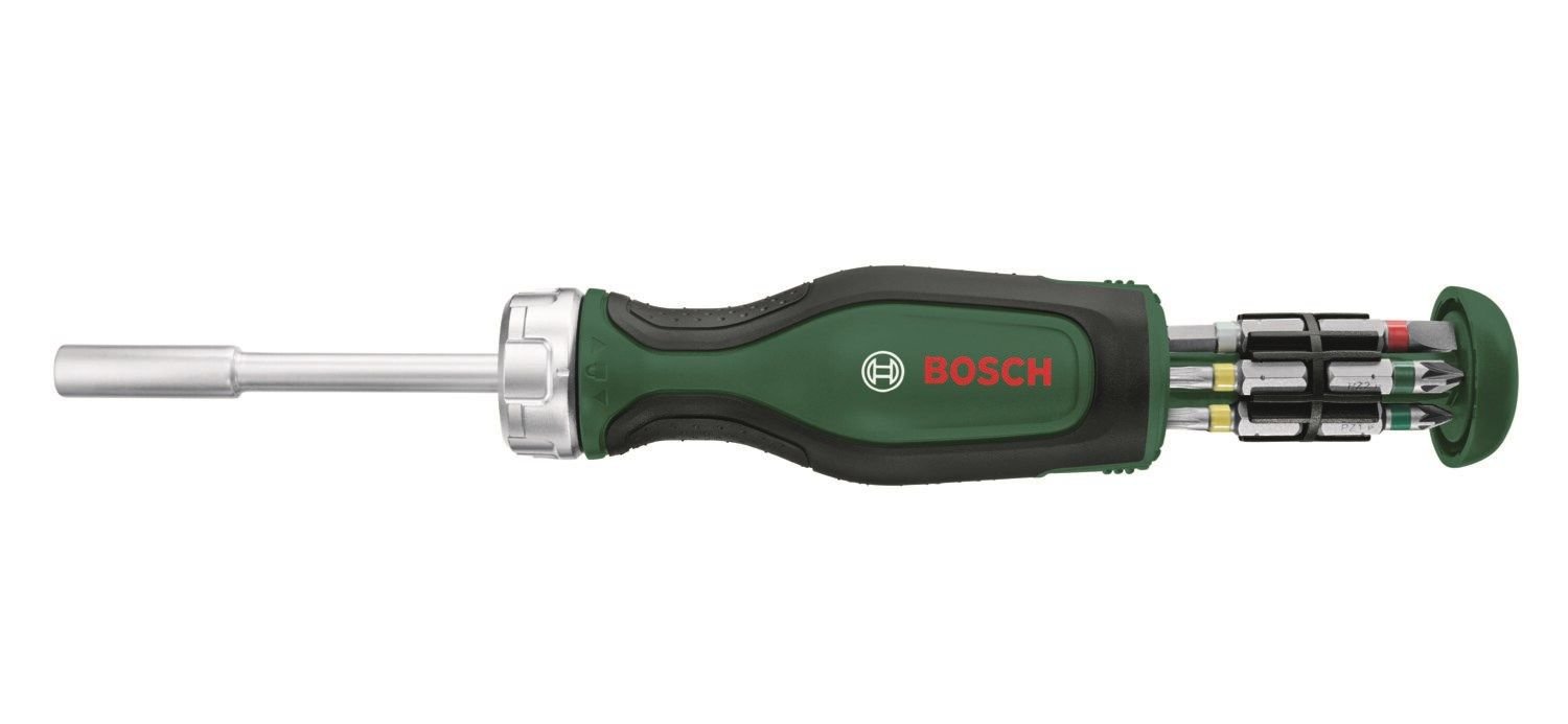 Bosch 12 Uçlu Cırcırlı Tornavida