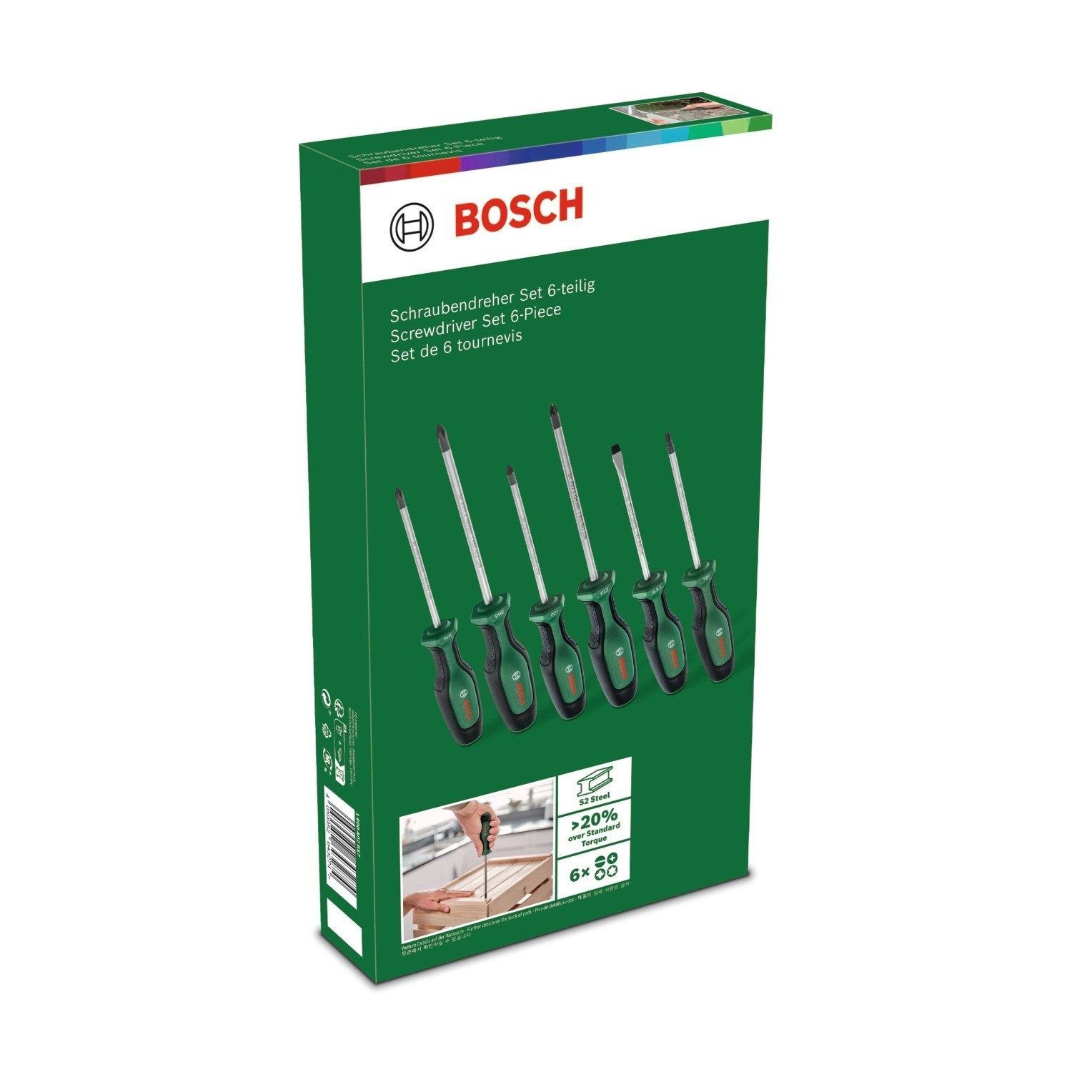 Bosch 1600A02BX7 6 Parça Tornavida Seti