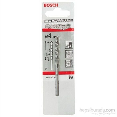 Bosch - Beton Matkap Ucu Cyl-3 - 4 X 40 X 75 Mm, D 3,3 Mm