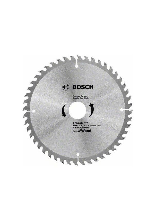 Bosch Eco For Wood 190 Mm 48 Diş Ahşap Daire Testere Bıçağı