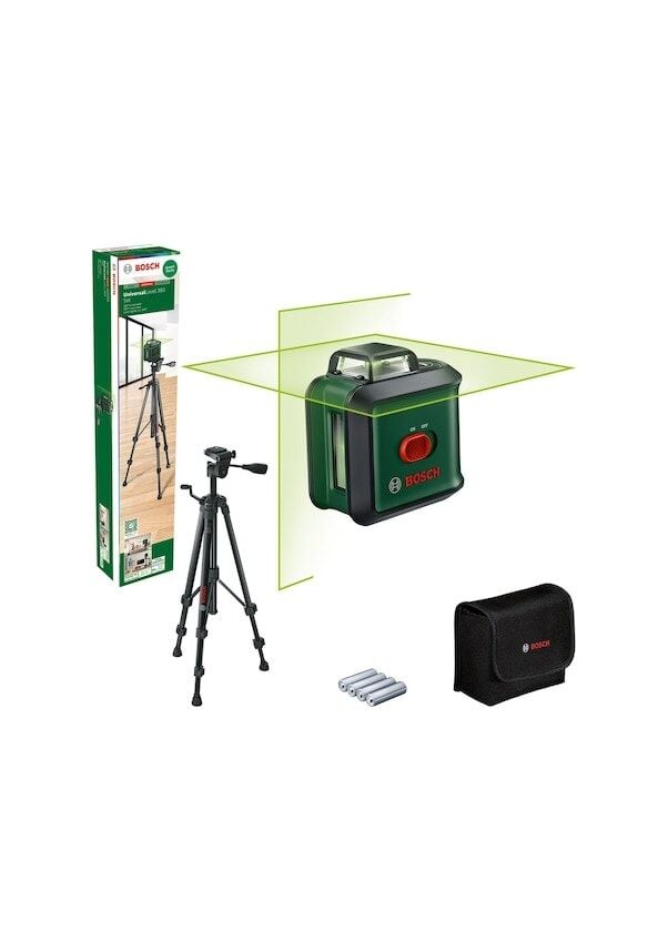 Bosch UniversalLevel 360 Set Çizgi Lazer + TT 150 Tripod - 0603663E06