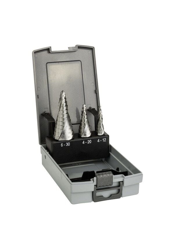 Bosch HSS Kademeli 3 Parçalı Matkap Ucu Seti (4-12. 4-20. 6-30 mm) - 2608587426