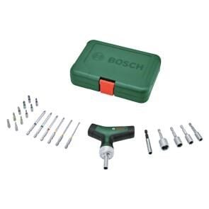 Bosch T Tipi Cırcırlı Tornavida Seti 22 Parça 1600a02z9t