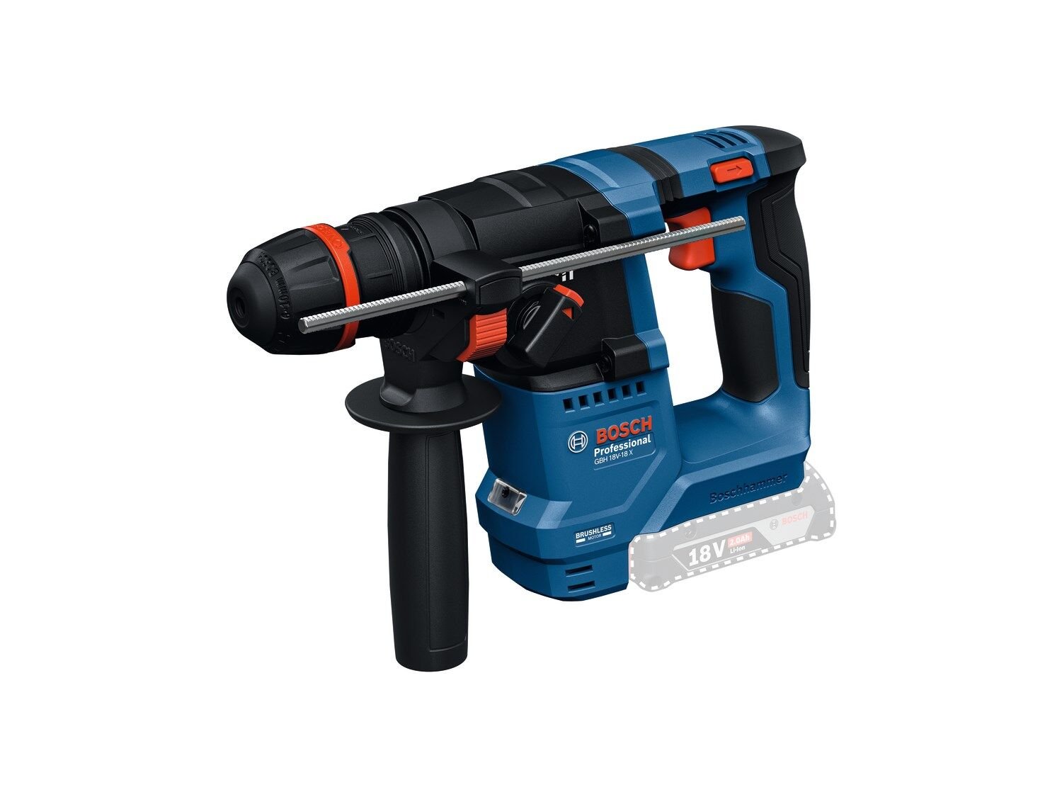 Bosch GBH 18V-18X One Chuck Solo Akülü Kırıcı Delici