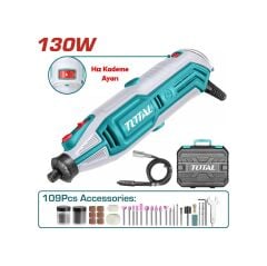 Total 130 W Gravür Makinası Tg513326e Mini Dremel Testere Kesme Makine Kömürlü