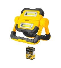 Sgs 5057 Şarjlı Led Çalışma Lambası-power Bank 1000 Lümen 3.7 Volt/ 5000 Mah Sarı - Siyah SGS5057