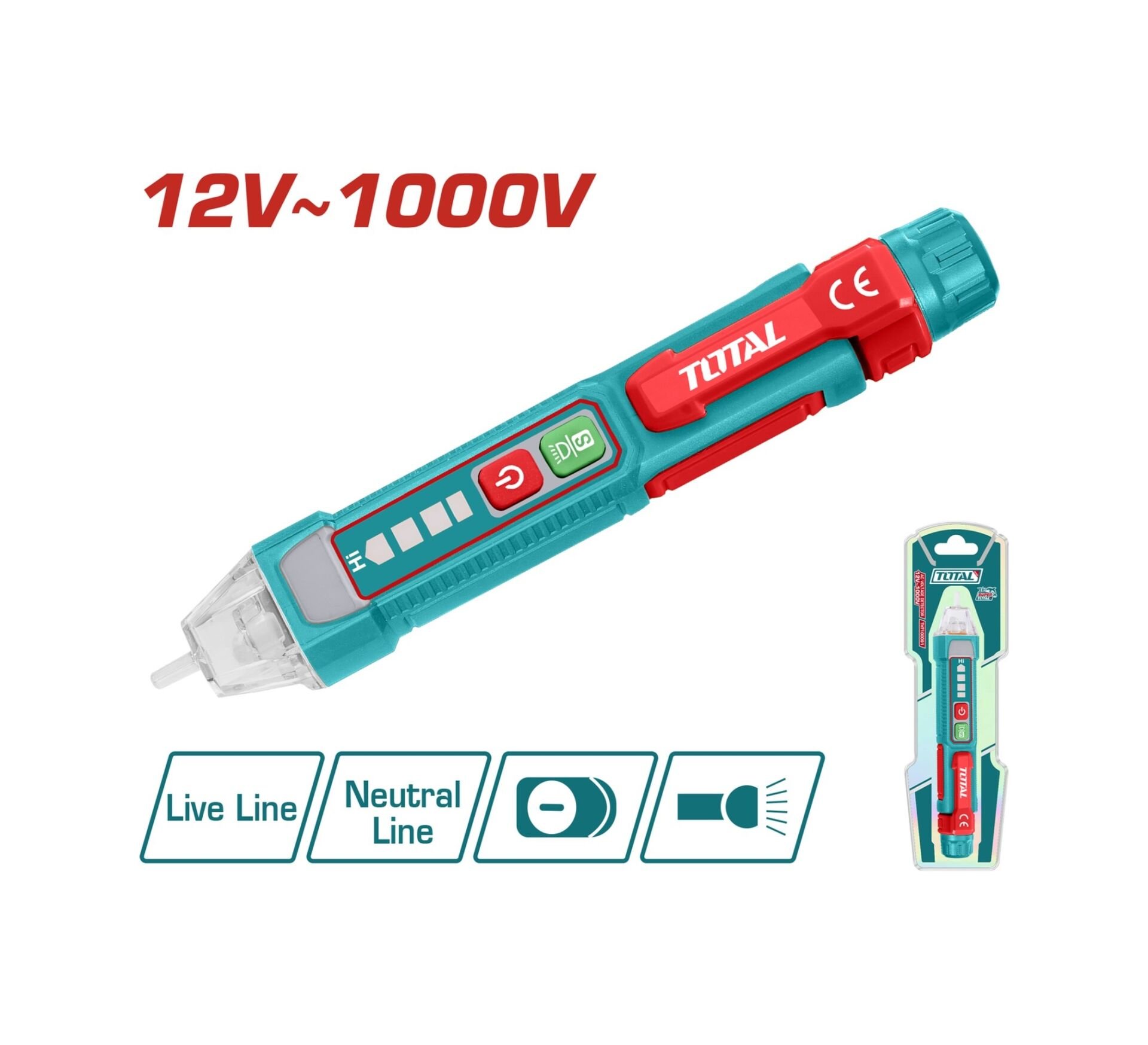 Total Dijital Ac Voltaj Dedektörü Tht100091
