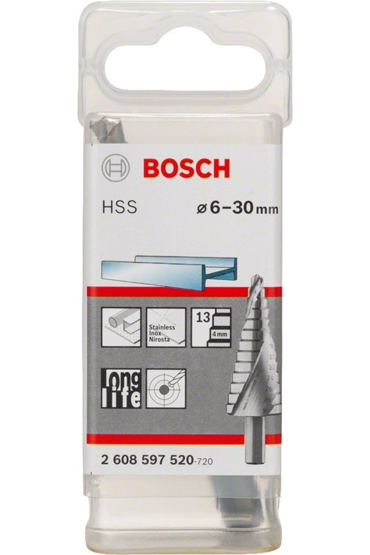 Hss 13 Kademeli Matkap Ucu 6-30 Mm - 2608597520