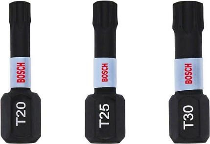 Bosch ImpactC Vidalama Ucu T20/25/30*25 3'lü