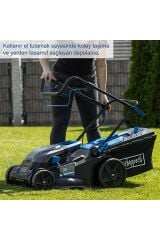 SCHEPPACH BC-MP430 2x4 Ah Akülü Çim Biçme Makinesi - 5911415400