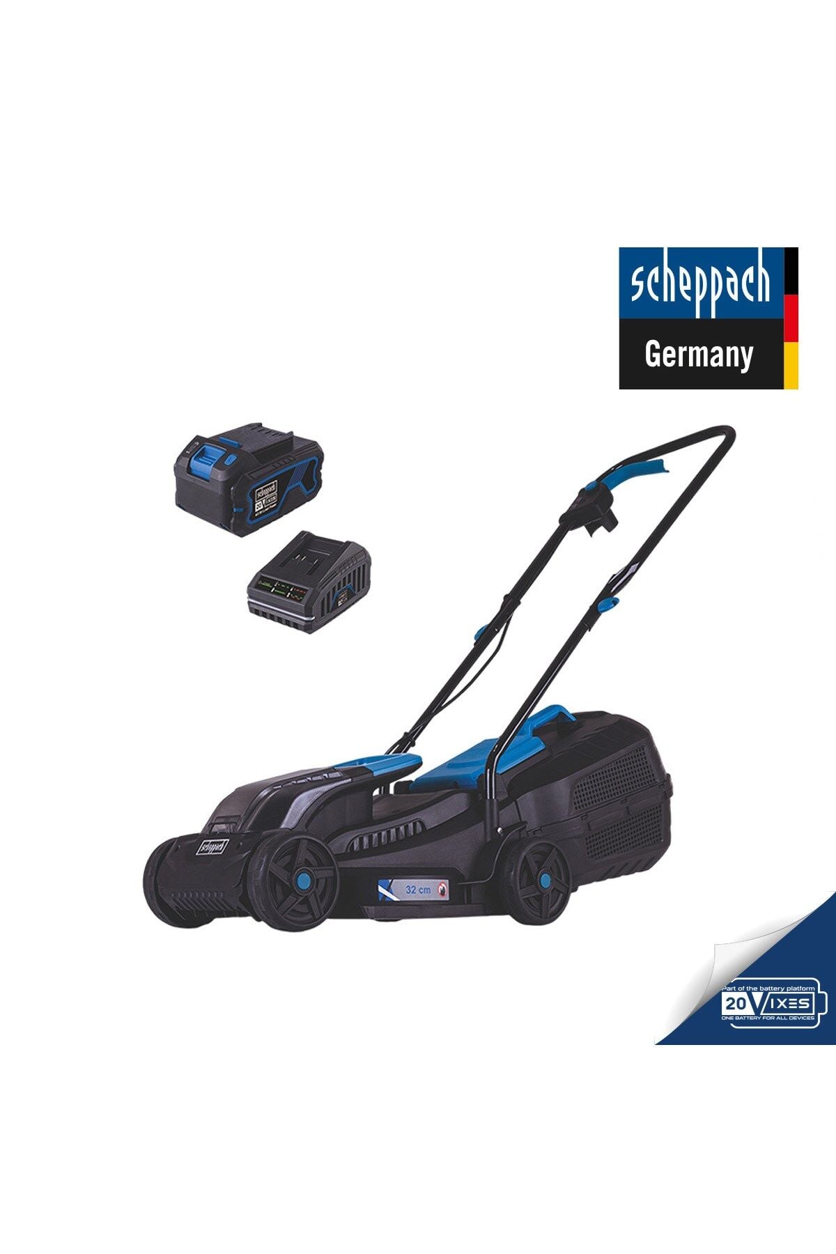 SCHEPPACH BC-MP320 1X4.0 Ah Akülü Çim Biçme Makinesi - 5911413403