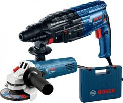 Bosch Gbh 240 Profesyonel Kırıcı Delici + Bosch Gws 750-125 Profesyonel Avuç Taşlama Set