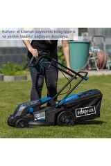 SCHEPPACH BC-MP380 2x4 Ah Akülü Çim Biçme Makinesi - 5911414400
