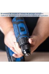 Scheppach 74 Parça Akülü Vidalama Seti  C-DTB74/1-X Tek Akülü