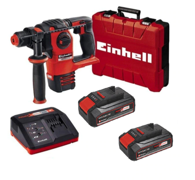 Einhell Herocco  18V 2,5 Ah Çift Akülü Pnömatik Kırıcı Delici