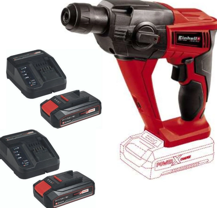 Einhell Te-Hd 18 Li 2X2.5AH Akülü Darbeli Matkap - Akülü Kırıcı Delici