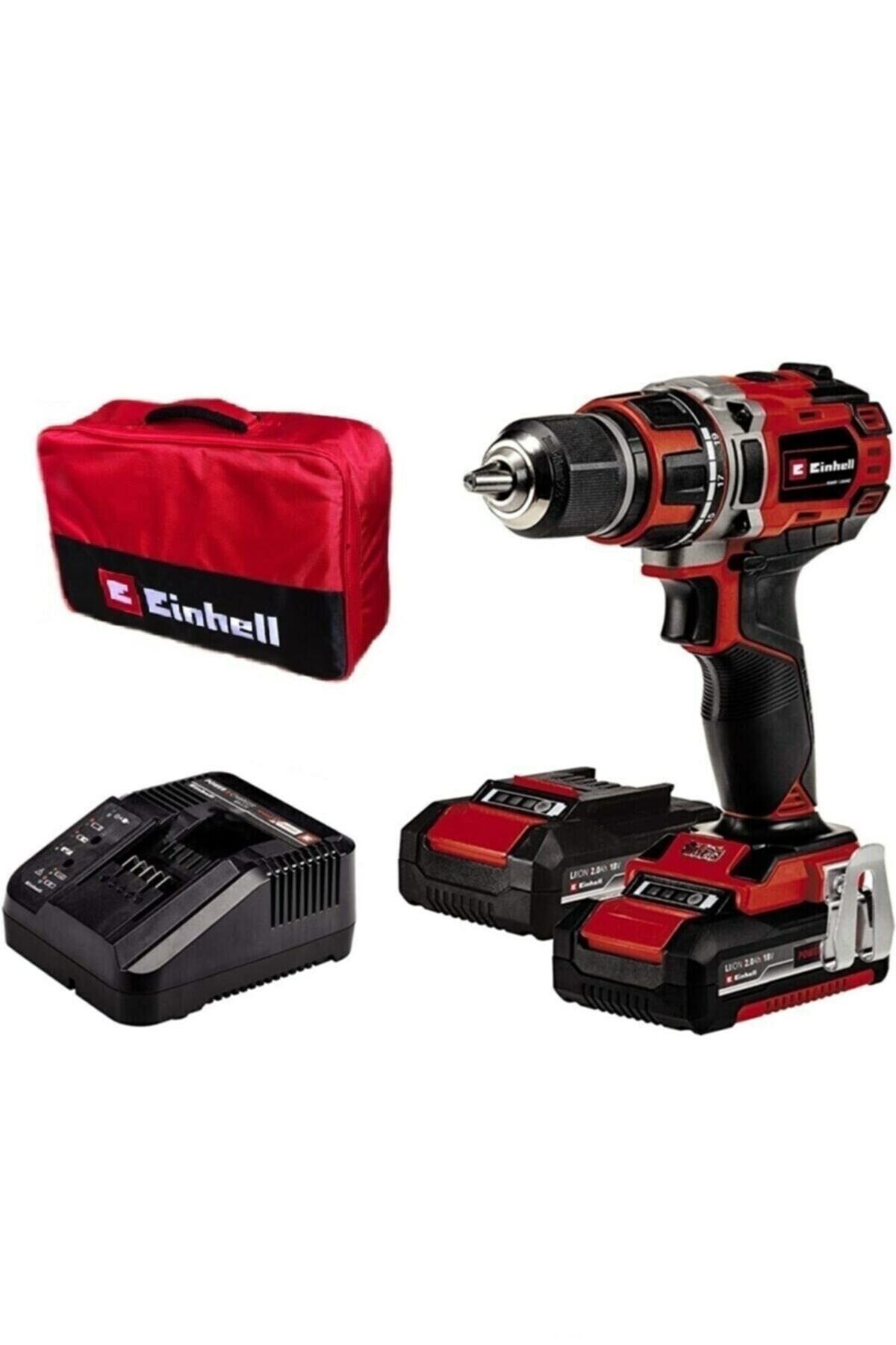 Einhell Akülü Vidalama Kömürsüz Te-Cd 18/50 Li Bl 2,5 Ah Çift Akülü Matkap - Taşıma Çantası Hediyeli