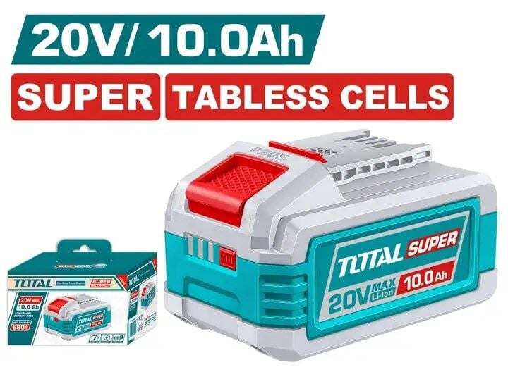 Total 10.0 ah 20v Li-ion Yedek Batarya 10 Amper Yedek Akü Tfblı2129