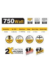 Sgs 5142 750 Watt Darbeli Matkap