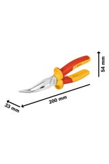 Bosch PENS VDE İzole Kargaburun Pense bent 40° 200mm - 1600A02NE4