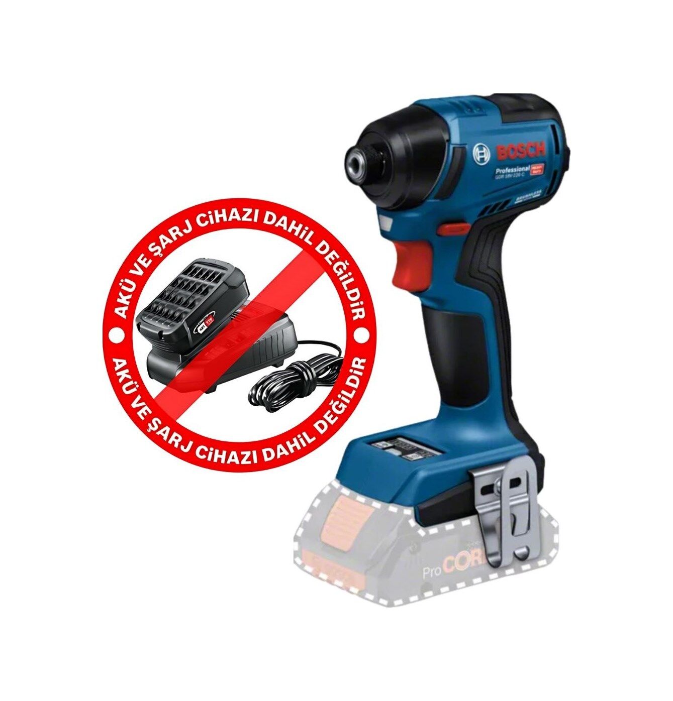 Bosch Professional GDR 18V-220 C Darbeli Somun Sıkma Makinesi (Akü & Şarj Hariç) - 06019L6000