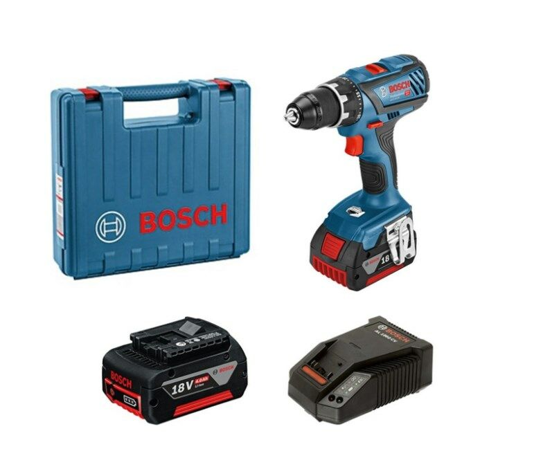 Bosch GSR 18V-28 2x4.0Ah Çift Akülü Delme/Vidalama Makinesi