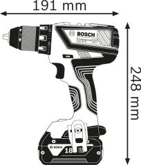 Bosch GSR 18V-28 Pofessional Solo Akülü Delme Vidalama Makine (Akü ve Şarj Dahil Değil)