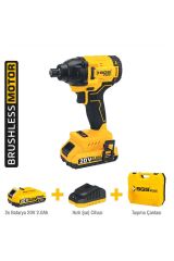 SGS5500 20 Volt 2 Amper Akülü Darbeli Vidalama Seti Kömürsüz Motor 330Nm