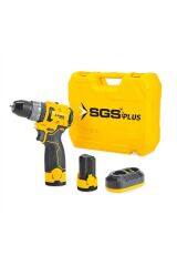 SGS AKÜLÜ DARBELİ VİDALAMA SETİ 12 VOLT (2*2.5 Ah) (KÖMÜRSÜZ MOTOR) SGS5081