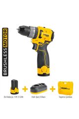 SGS AKÜLÜ DARBELİ VİDALAMA SETİ 12 VOLT (2*2.5 Ah) (KÖMÜRSÜZ MOTOR) SGS5081