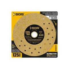 SGS2241 Profesyonel Dekton Cam Granit Mermer Porselen Hassas Elmas Kesici Gold 125 Mm
