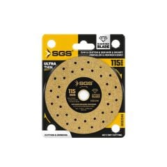 Sgs2240 Profesyonel Dekton Porselen, Mermer, Granit, Cam, Seramik Hassas Elmas Kesici Gold 115 Mm
