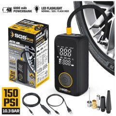 SGS5398 Şarjlı Hava Kompresörü 12V 6.0AH