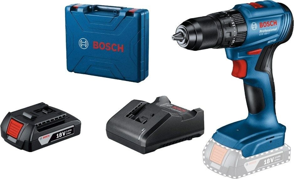 Bosch Gsb 185-Lİ Akülü Kömürsüz Darbeli Matkap- Tek Akü