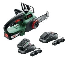 Bosch Chain Saw Universalchain 18, ÇİFT AKÜLÜ, Ağaç Kesme Makinesi, Dal Budama Motoru