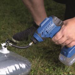 Scheppach C-AC20-X 20V Akülü Hava Pompası Seti – 2.0 Ah Akü, Şarj Cihazı ve Adaptörler