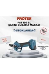 PROTER PST 130 BL ŞARJLI BUDAMA MAKASI