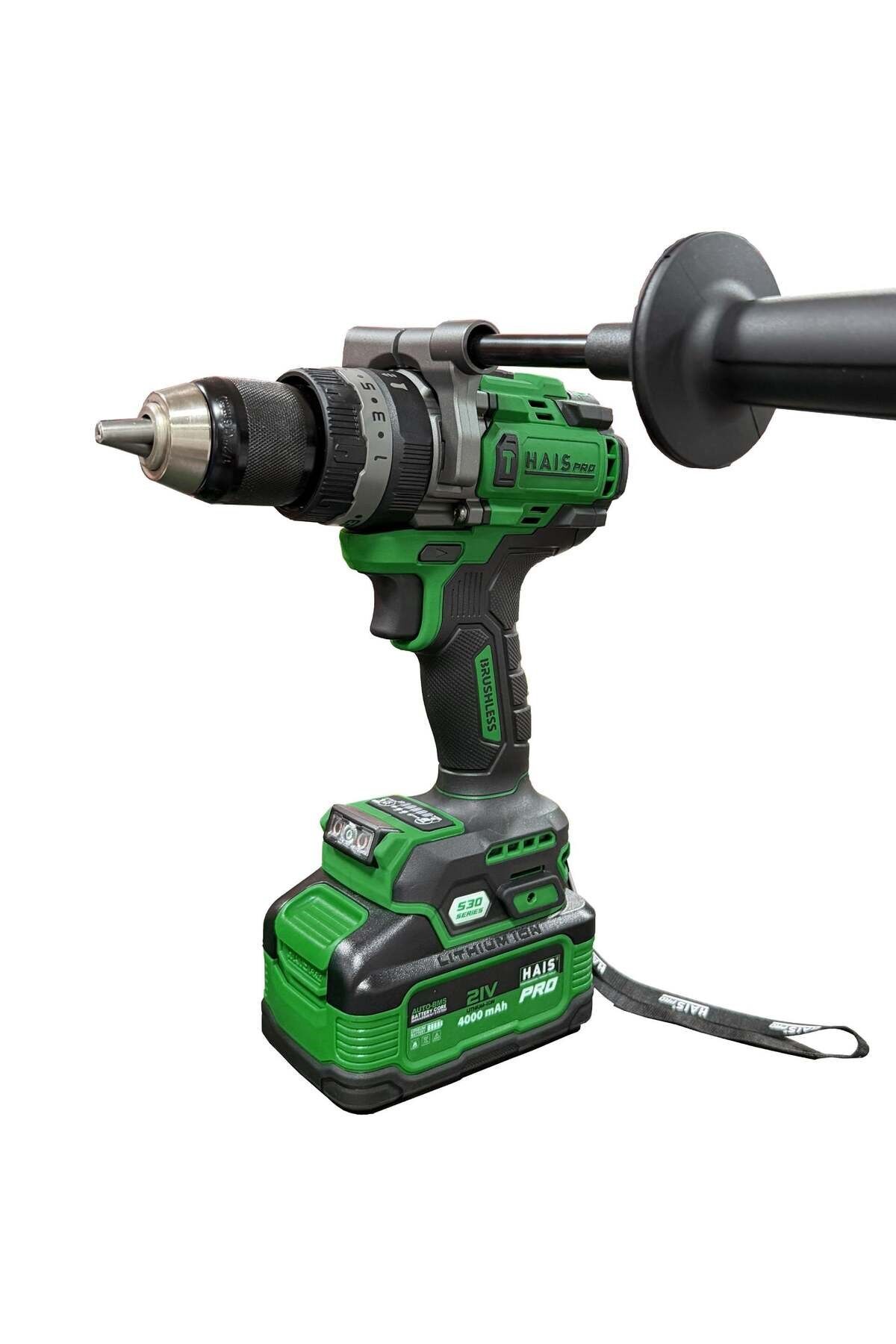 HAISPRO Profesyonel Darbeli Matkap S30 RB-2111 21 V 4.0 Ah Çift Akülü