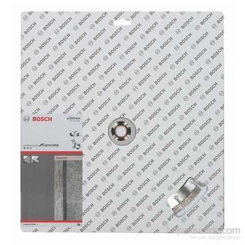 Bosch  - Standard Seri Beton İçin Elmas Kesme Diski - 350 X 20,00+25,40 X 2,8 X 10 Mm