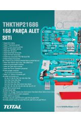 Total 168 Parça Tam Profesyonel El Aleti Seti THKTHP216862