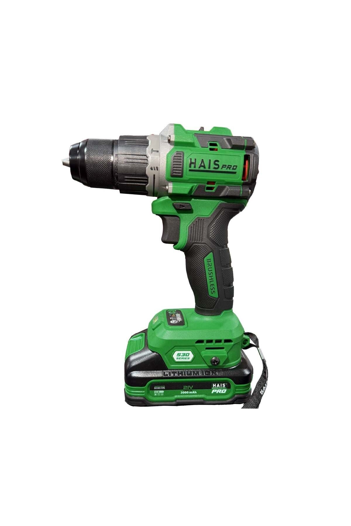 HAISPRO Prof. Darbeli Vidalama Matkap S30 RB-2202 21 V 2.0 Ah Çift Akülü