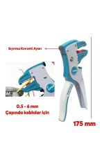 Total Profesyonel Kablo Sıyırma Pensesi 0.5-6 Mm Bilgisayarcı Network Elektrik Bağlantı Kesici Soyu