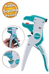 Total Profesyonel Kablo Sıyırma Pensesi 0.5-6 Mm Bilgisayarcı Network Elektrik Bağlantı Kesici Soyu