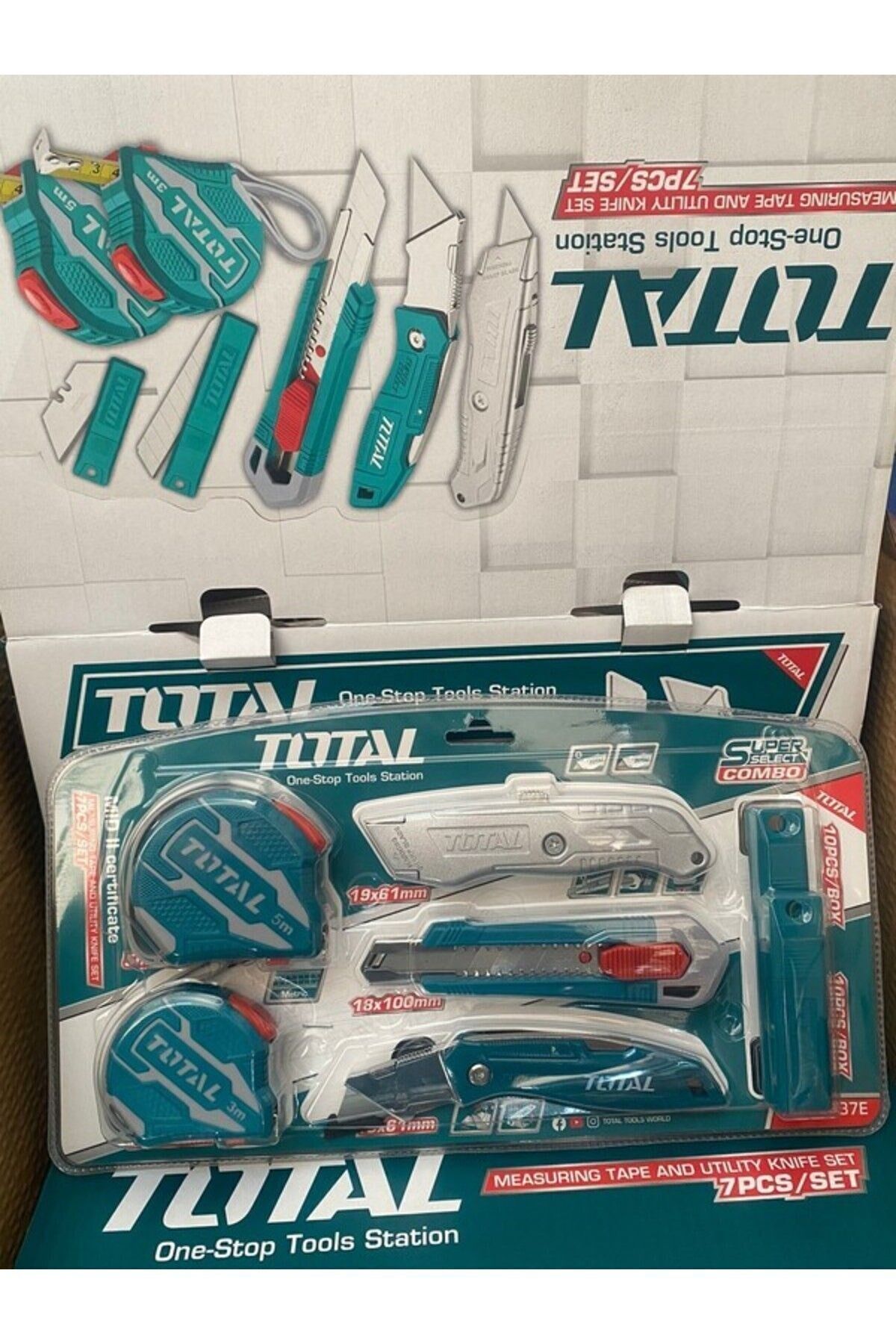 Total Metre ve Maket Bıçağı Seti TOS23037E