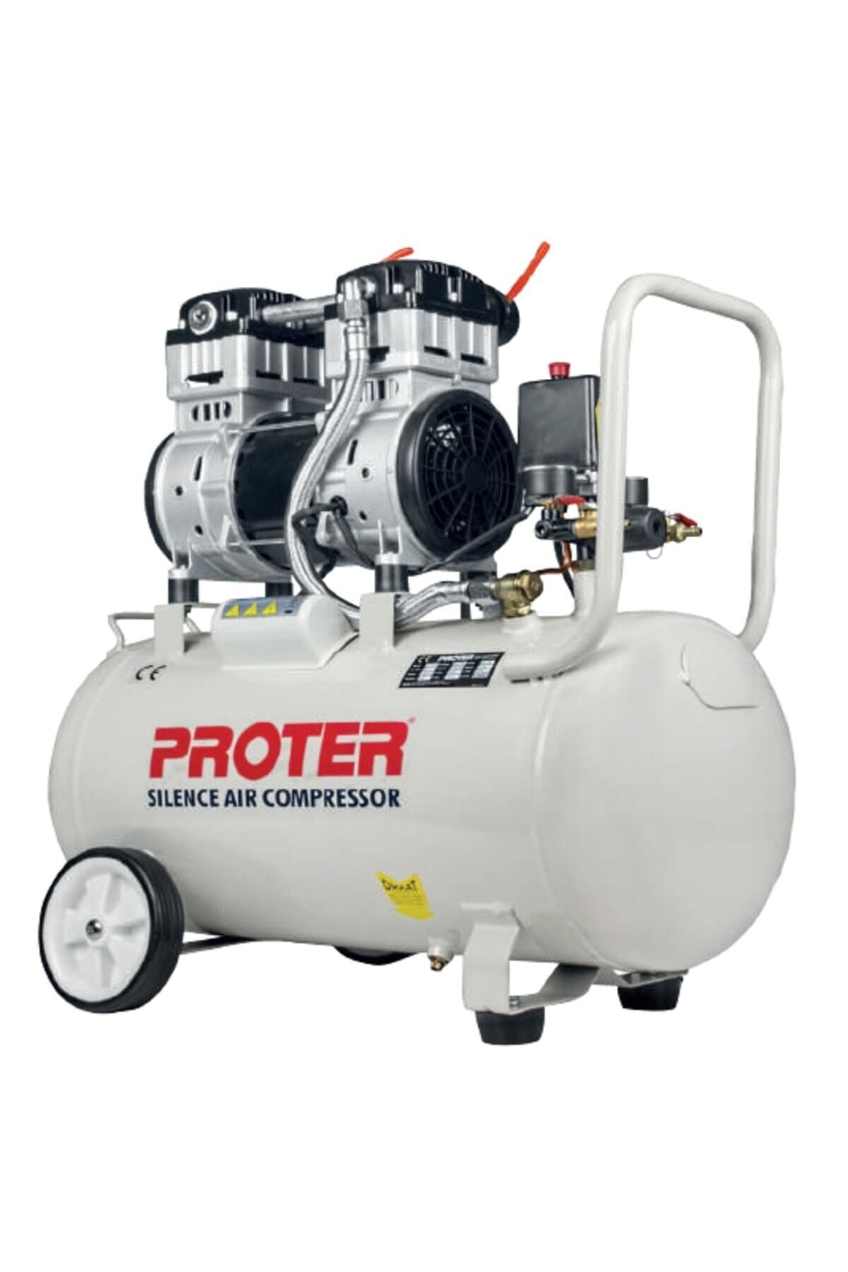 PROTER Pr 52 S Sessiz&yağsız Hava Kompresörü 50 Litre 1.5 Hp