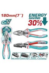 Total 180 Mm Endüstriyel Pense Yüksek Kalite %30 Güç Tasarrufu