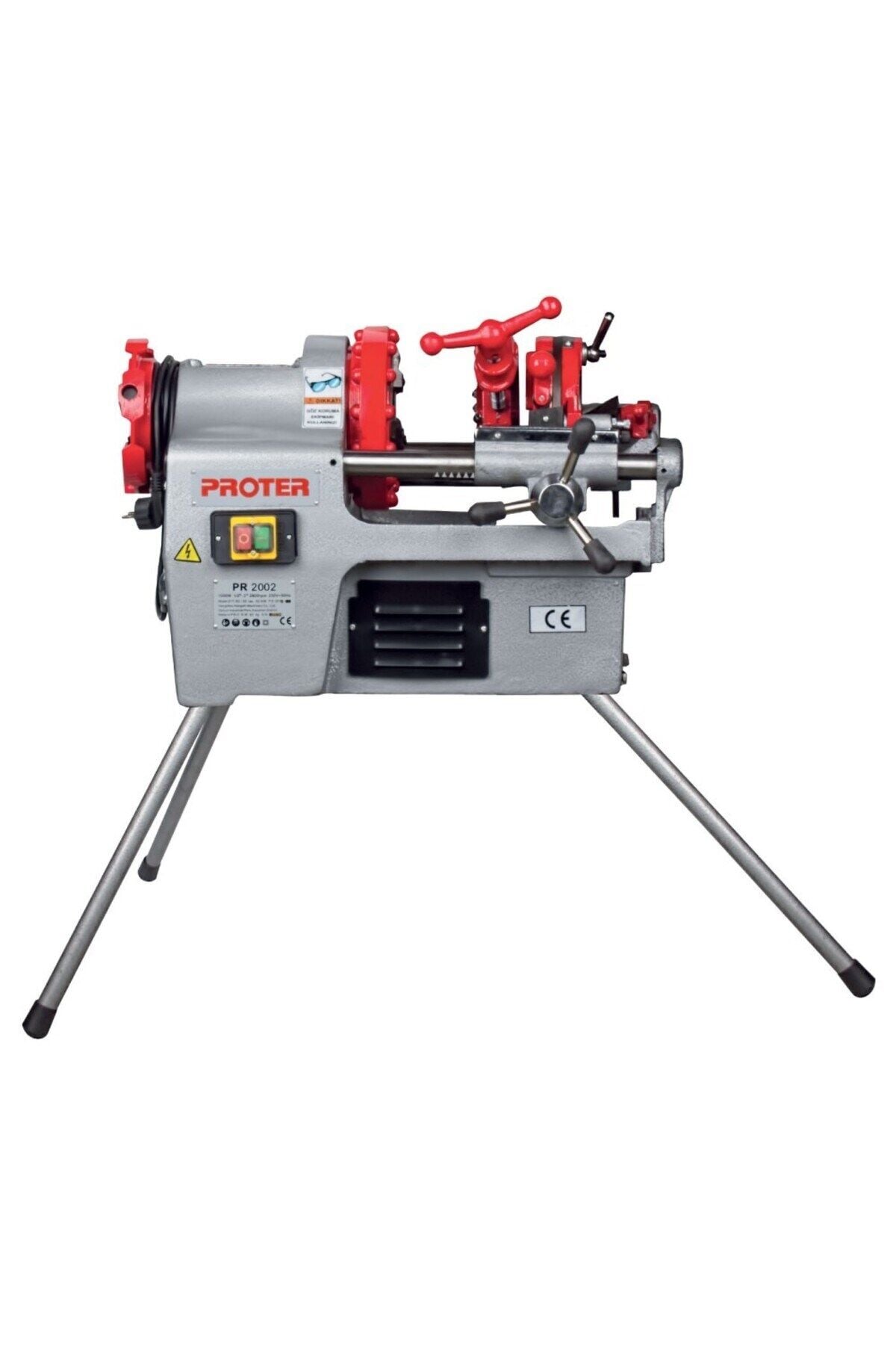 PROTER PR 2002 PRO 1/2-2'' 1000 W TEZGAH TİP PAFTA MAKİNASI P1PF388