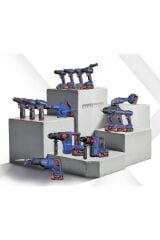 EXEN EN 456 ATS Kömürsüz Şarjlı Avuç Taşlama 125 mm 2x6 Ah Çift Akülü